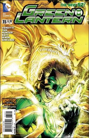 Green Lantern (2011) issue 35-D Ivan Reis Monsters of the Month Cover
