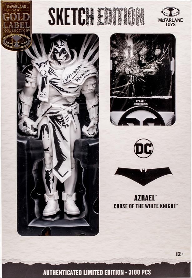 McFarlane DC Multiverse (Gold Label) issue Nn85 Azrael Curse of the White Knight (Sketch) 1/3100