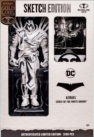 McFarlane DC Multiverse (Gold Label) issue Nn85 Azrael Curse of the White Knight (Sketch) 1/3100