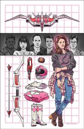 Mighty Morphin Power Rangers Pink issue 5-B Paul Reinwand 1:20 Cover