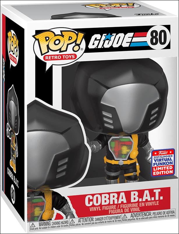 POP! Retro Toys figure 80 Cobra B.A.T. Virtual Funkon Exclusive