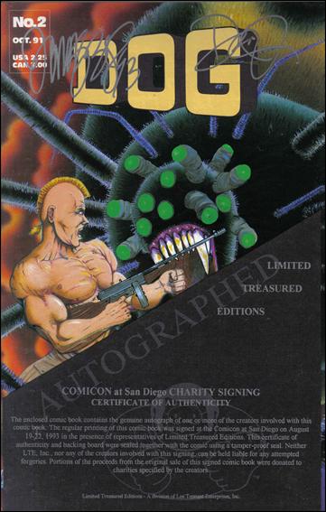 Dog issue 2-B Limited Treasured (Signed by D. Quinn & T. Vigil)