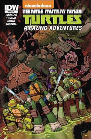 Teenage Mutant Ninja Turtles Amazing Adventures issue 4 Jon Sommariva Cover
