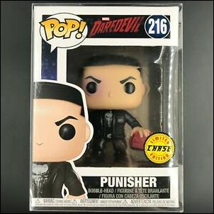 POP! Marvel figure 216 Punisher (Chase Edition)