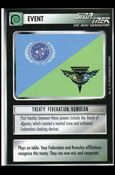 Star Trek: Premiere Unlimited (Base Set) card 100 Treaty: Federation/Romulan