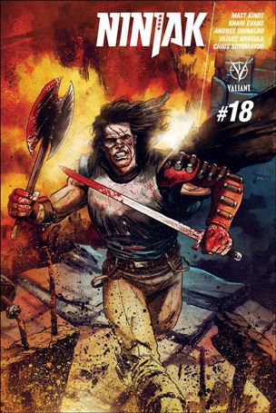 Ninjak (2015) issue 18-D Adam Gorham 1:10 Eternal Warrior Cover