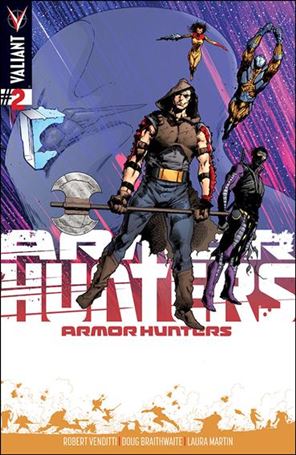 Armor Hunters issue 2-C Trevor Hairsine 1:20 Armor Hunters Cover