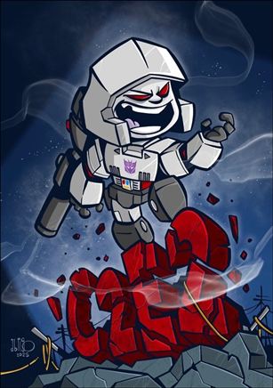 Transformers (2023) issue 19-J Retailer Ex. Freely Abrigo Foil Virgin Cover 1/500