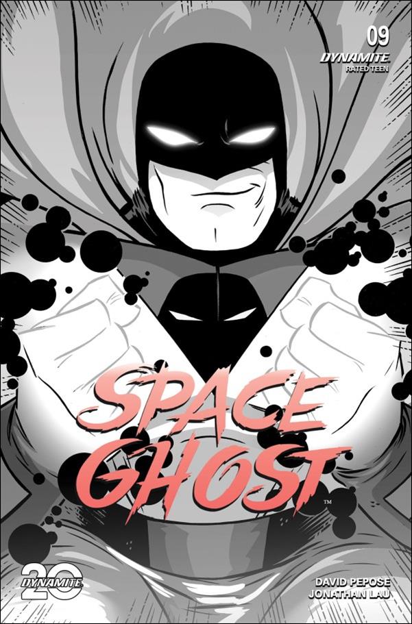 Space Ghost (2024) issue 9-I Anthony Marques B&W 1:20 Cardstock Cover