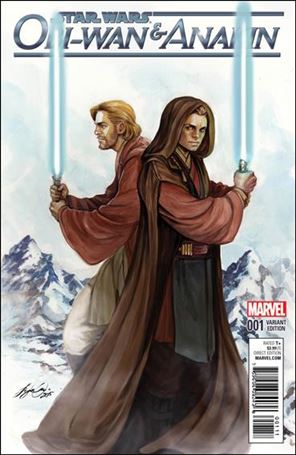 Obi-Wan and Anakin issue 1-D Siya Oum 1:25 Cover