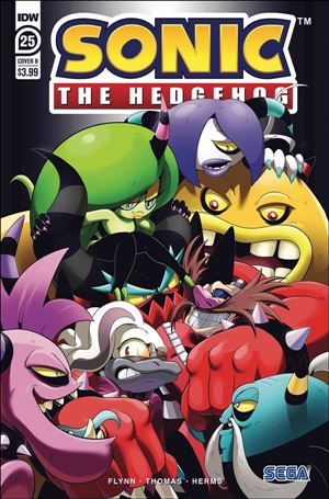 Sonic the Hedgehog (2018) issue 25-B Aaron Hammerstrom Cover