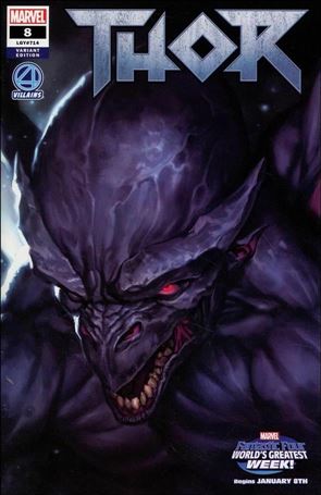Thor (2018) issue 8-C Marko Djurdjevic Fantastic Four Villains Cover