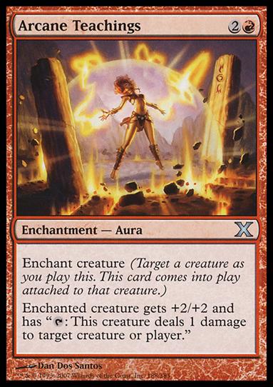 Magic the Gathering: 10th Edition (Base Set) card 188 Arcane Teachings
