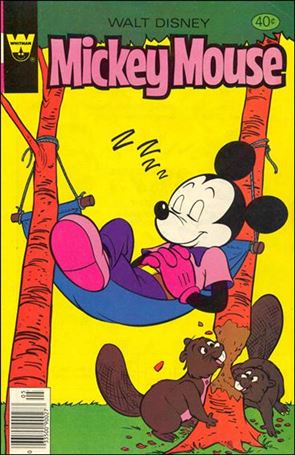 Walt Disney's Mickey Mouse issue 195-B Whitman Cover