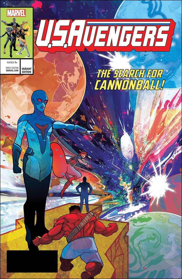 U.S.Avengers issue 11-B Christian Ward Lenticular Homage Cover