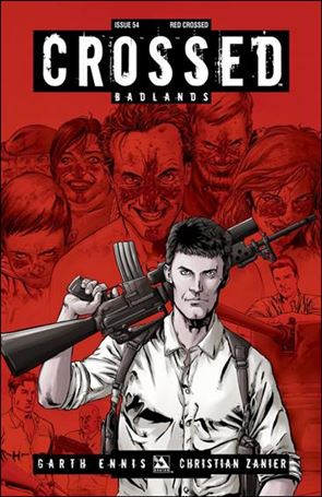 Crossed: Badlands issue 54-E Red Crossed Cover