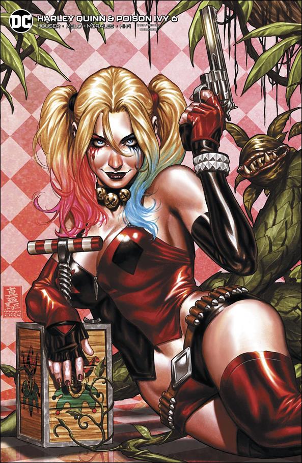 Harley Quinn and Poison Ivy issue 6-B Mark Brooks "Harley" Connecting Cardstock Cover