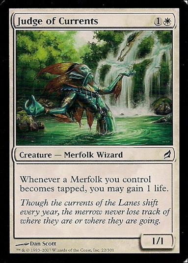 Magic the Gathering: Lorwyn (Base Set) card 22 Judge of Currents