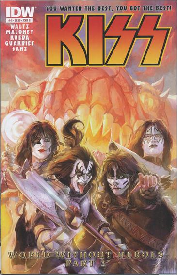Kiss (2012) issue 4-B Xermanico Cover