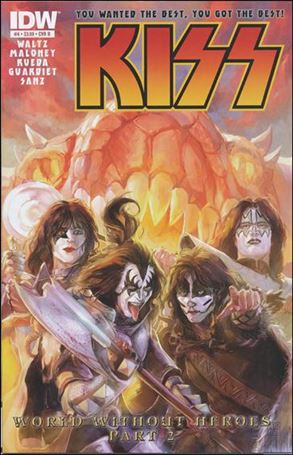 Kiss (2012) issue 4-B Xermanico Cover