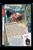 X-Files: Premiere Edition (Base Set) card XF96-0037v1 Massive Internal Damage