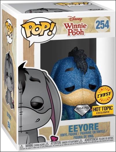 POP! Disney figure 254-E Eeyore (Diamond Collection) Blue Chase Hot Topic