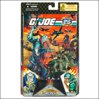 G.I. Joe 25th Anniversary Comic Packs figure 4 Destro and Cpl. Breaker