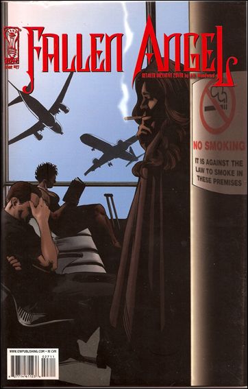 Fallen Angel (2005) issue 27-B J.K. Woodward 1:10 "No Smoking" Cover