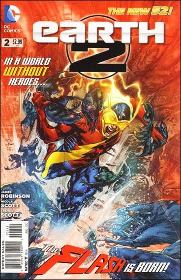 Earth 2 issue 2-C Red Cover (2nd Printing)
