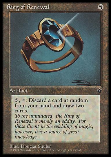 Magic the Gathering: Fallen Empires (Base Set) card 89 Ring of Renewal
