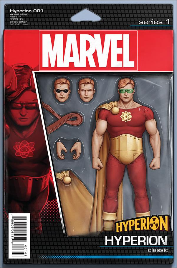 Hyperion issue 1-D John Tyler Christopher Action Figure Cover