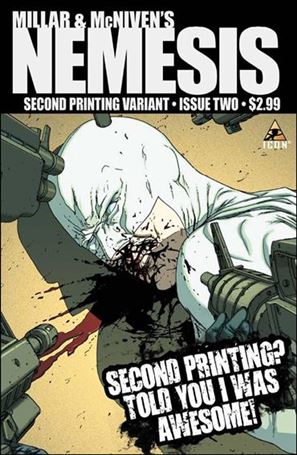Millar & McNiven's Nemesis issue 2-D Steve McNiven Cover (2nd Printing)