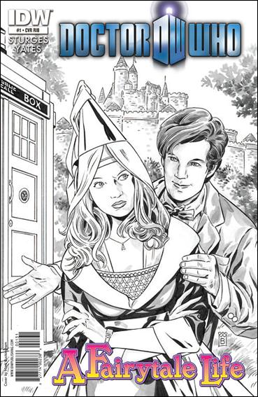Doctor Who: A Fairytale Life issue 1-C Mark Buckingham 1:25 Black and White Cover