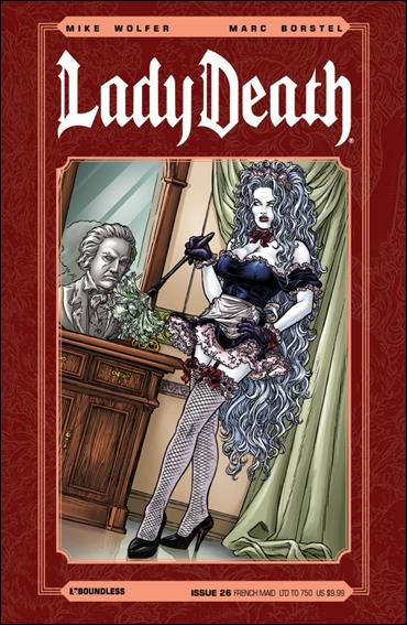 Lady Death (2010) issue 26-F French Maid Cover 1/750