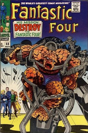 Fantastic Four (1961) issue 68-B UK Price Cover
