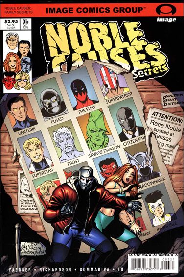 Noble Causes: Family Secrets issue 3-B Jim Valentino Cover