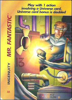 Marvel OverPower (Base Set) card nn145 Mr. Fantastic: Ingenuity