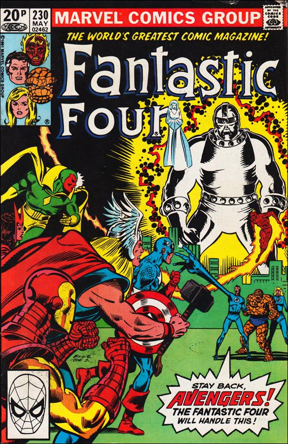 Fantastic Four (1961) issue 230-B UK Price Cover