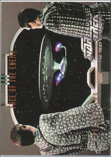 Star Trek: The Next Generation - The Episode Collection Season Six (Base Set) card 578 Face of the Enemy, Episode 140B