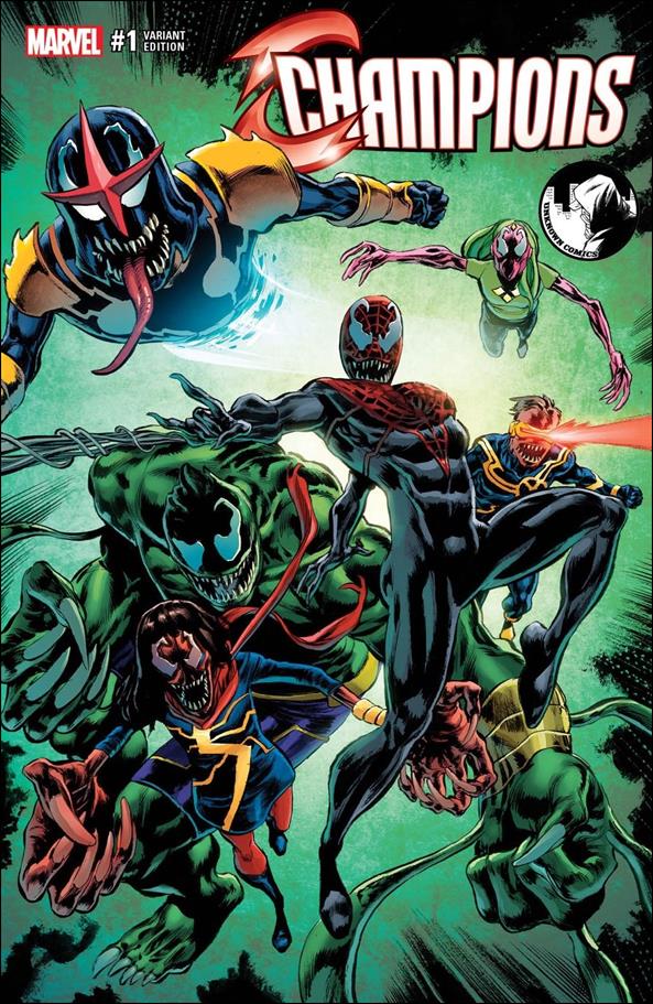 Champions (2016) issue 1-VU Unknown Comics Cover