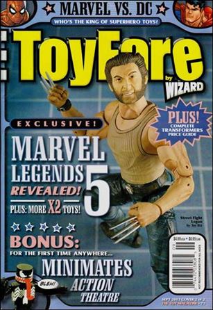 Toyfare: The Toy Magazine issue 73-B X2 Logan Cover