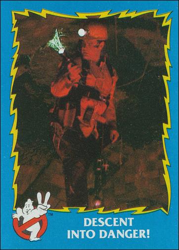 Ghostbusters II (Base Set) card 18 Descent Into Danger!