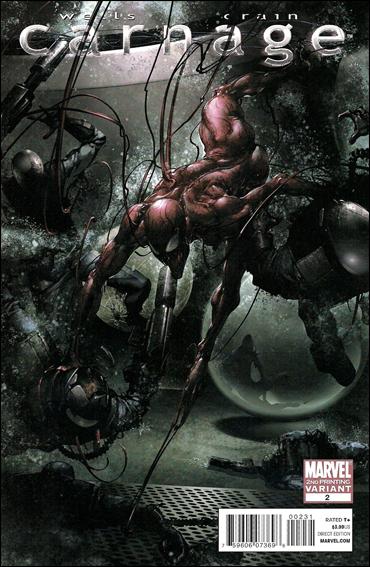Carnage (2010) issue 2-C Clayton Crain Cover (2nd Printing)