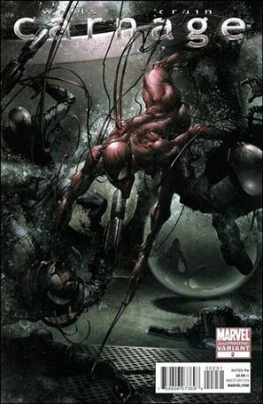 Carnage (2010) issue 2-C Clayton Crain Cover (2nd Printing)
