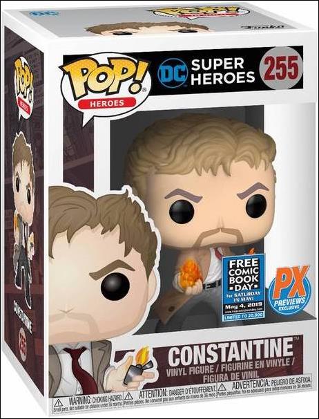 POP! Heroes figure 255 Constantine FCBD 2019 Previews Exclusive 1/20000