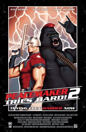 Peacemaker Tries Hard issue 2-C Kris Anka Movie Poster Cover