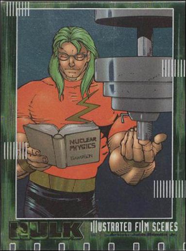 Hulk Film and Comic Cards (Illustrated Film Scenes Subset) card IF01 Doc Samson