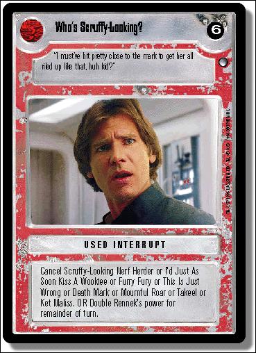 Star Wars: Hoth Limited (Base Set) card 133 Who's Scruffy Looking?