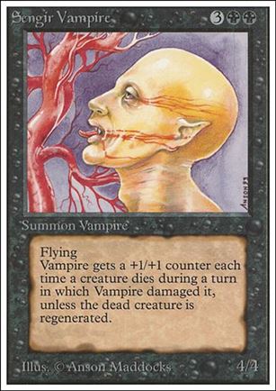 Magic the Gathering: Unlimited (Base Set) card 128 Sengir Vampire