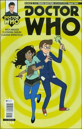 Doctor Who: The Tenth Doctor Year Two issue 1-E Rachael Smith 1:10 Cover